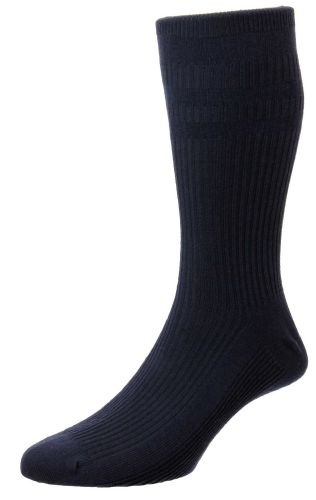 HJ191 Softop Socks Navy size 6-11